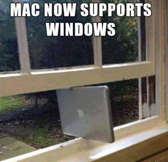 Mac now supports Windows